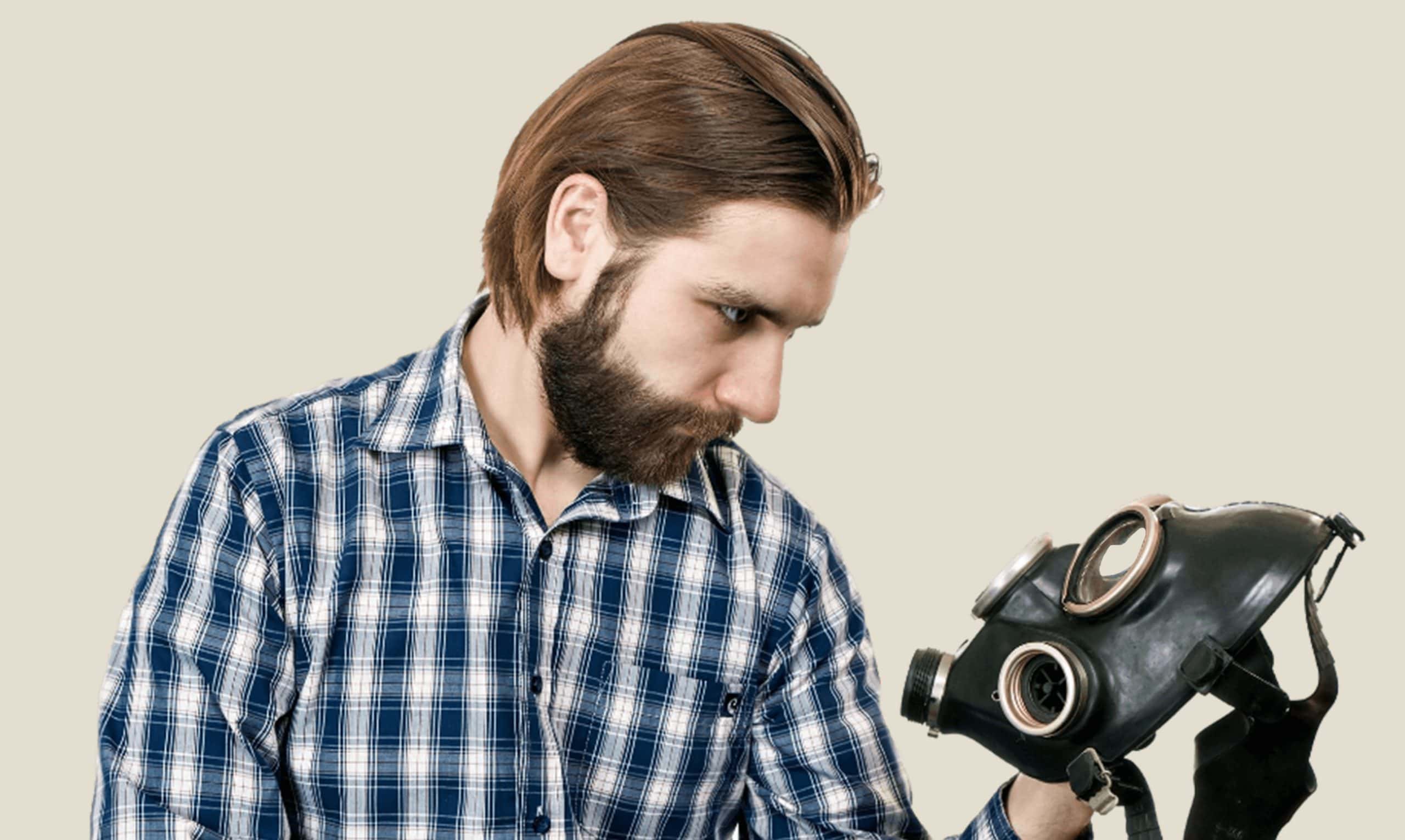 respirators and beards
